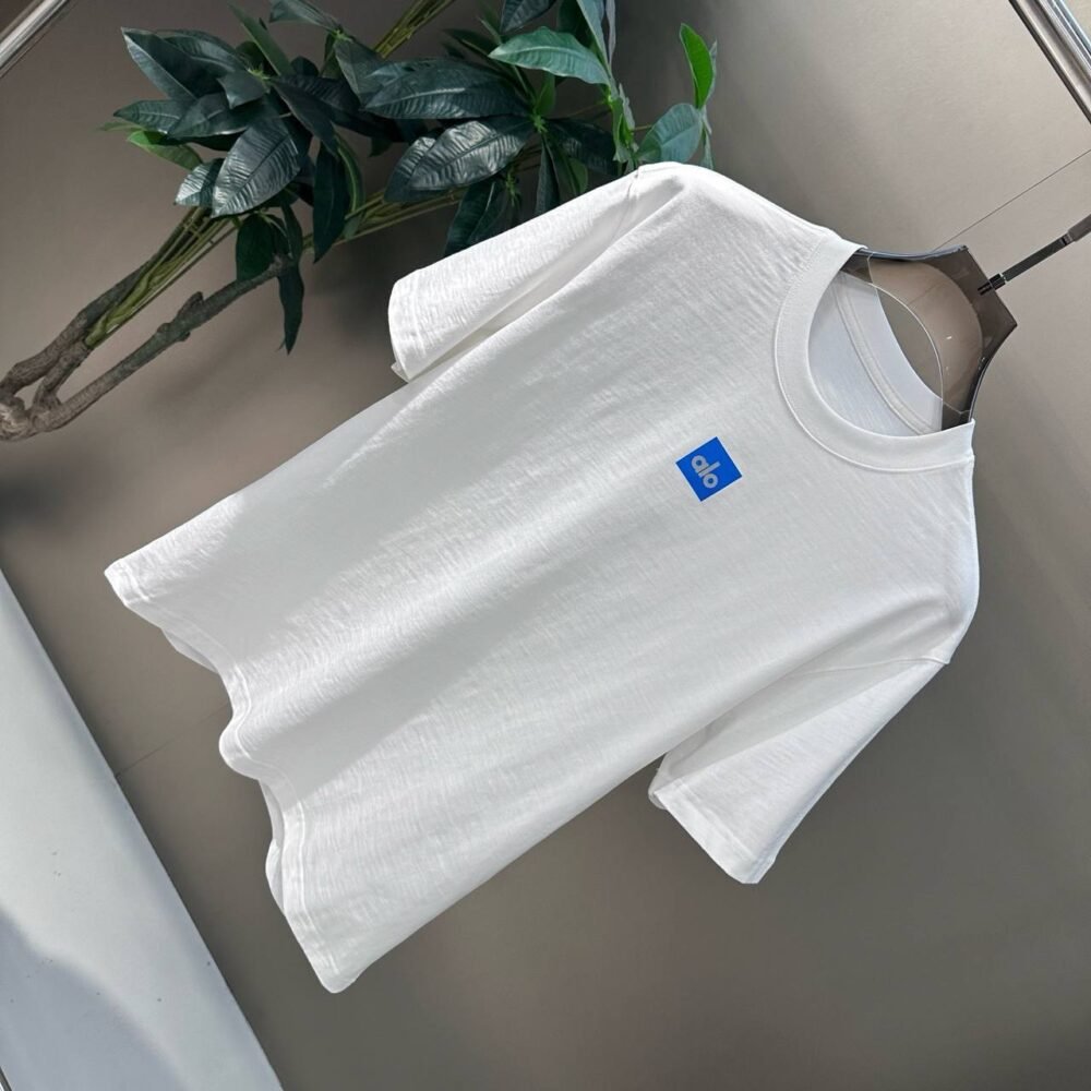 ALO TSHIRT SS25 BLACK/WHITE