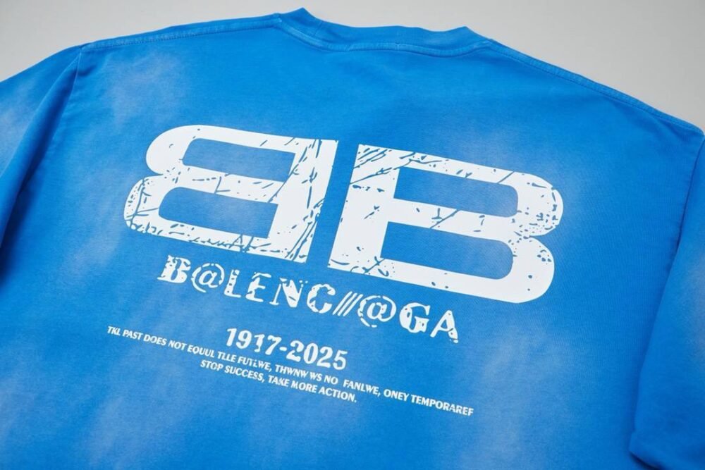 BALENCIAGA 1917-2025 TSHIRT GRAPHS