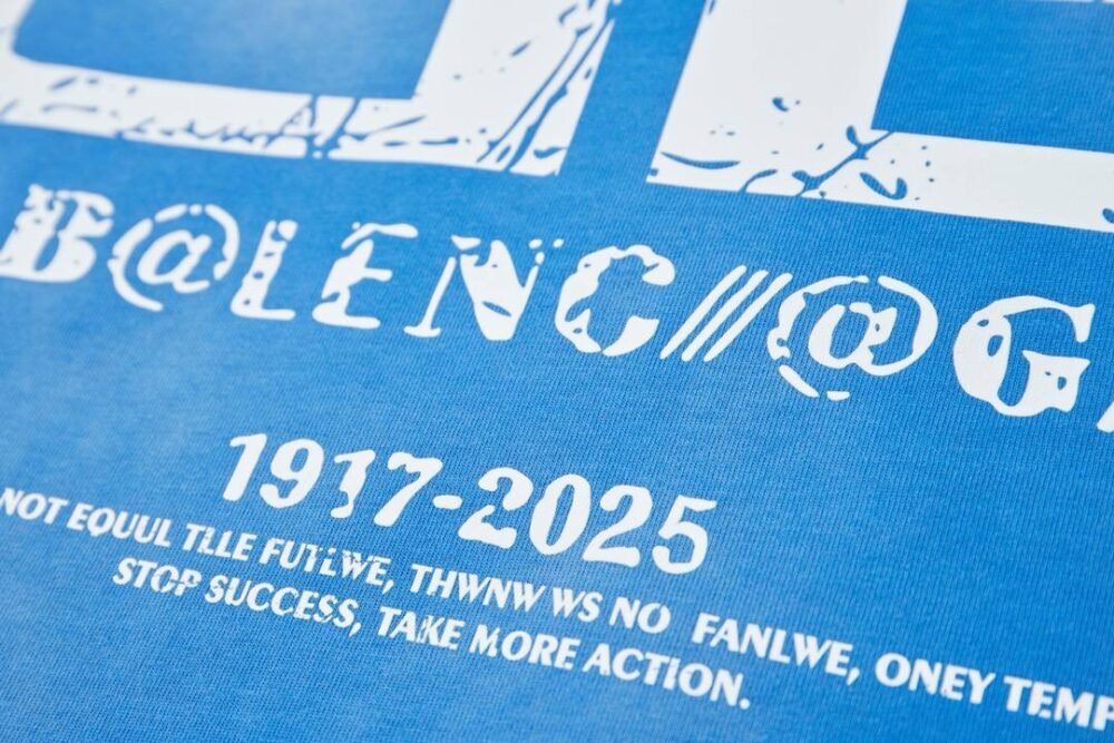 BALENCIAGA 1917-2025 TSHIRT GRAPHS