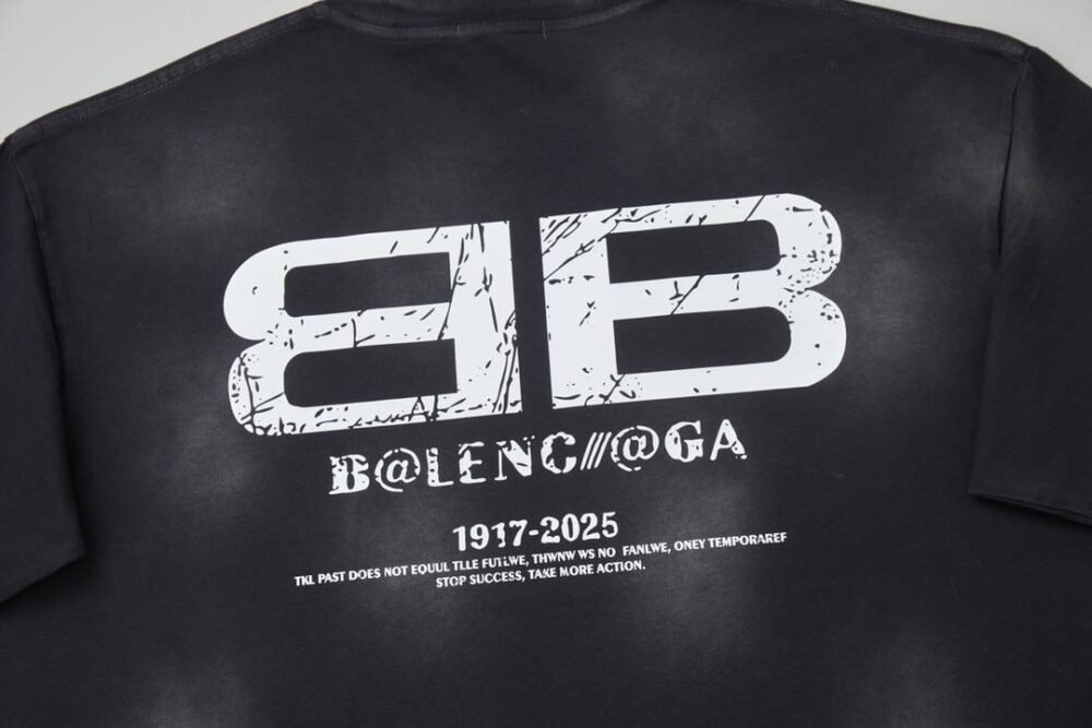 BALENCIAGA 1917-2025 TSHIRT GRAPHS