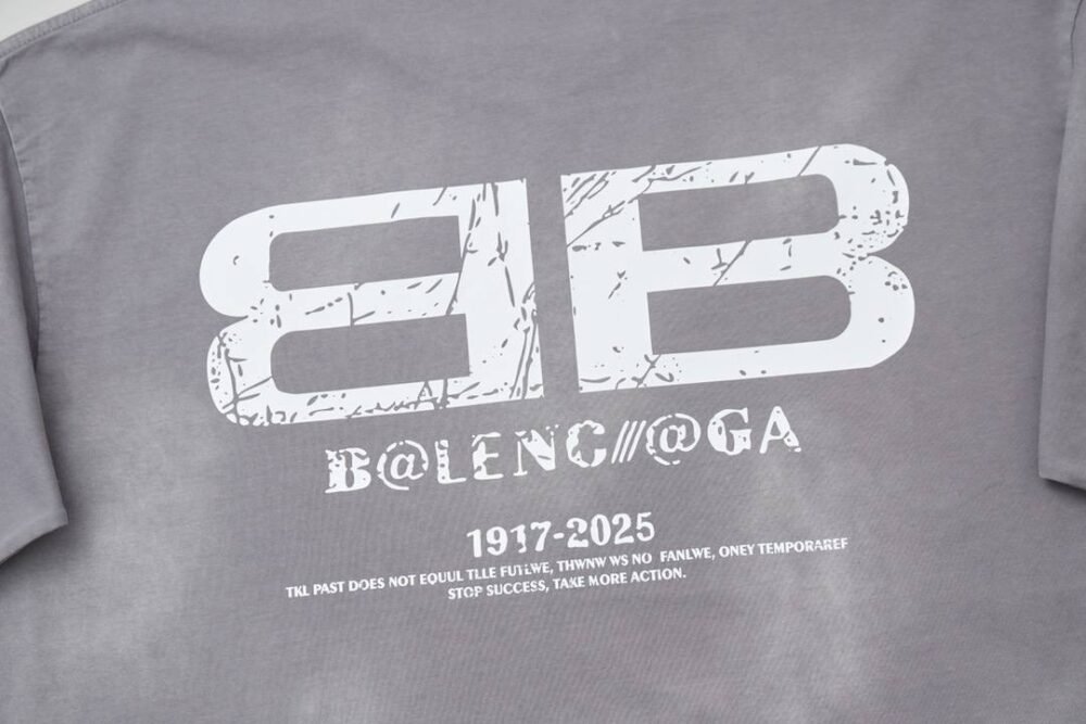 BALENCIAGA 1917-2025 TSHIRT GRAPHS