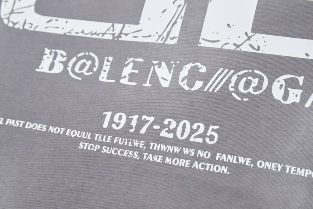 BALENCIAGA 1917-2025 TSHIRT GRAPHS