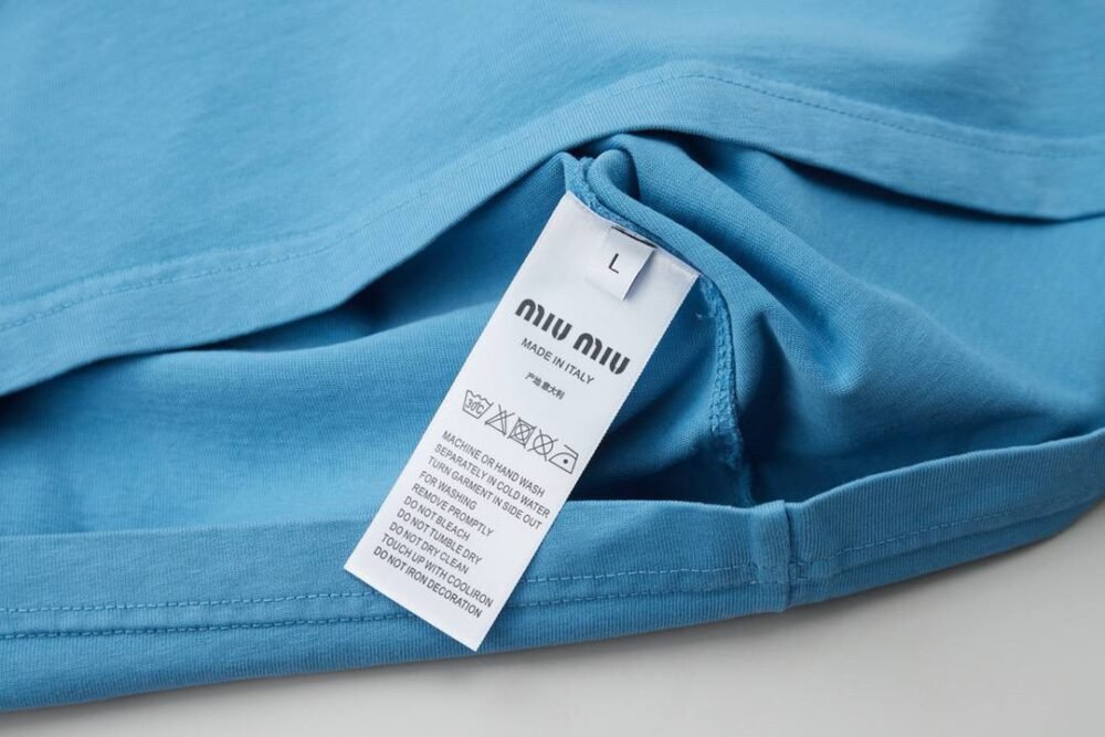 MIU MIU FADED TSHIRT SS 2025