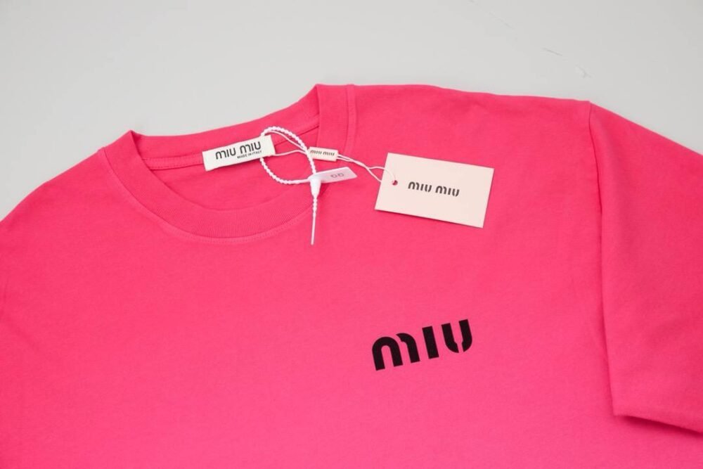 MIU MIU FADED TSHIRT SS 2025