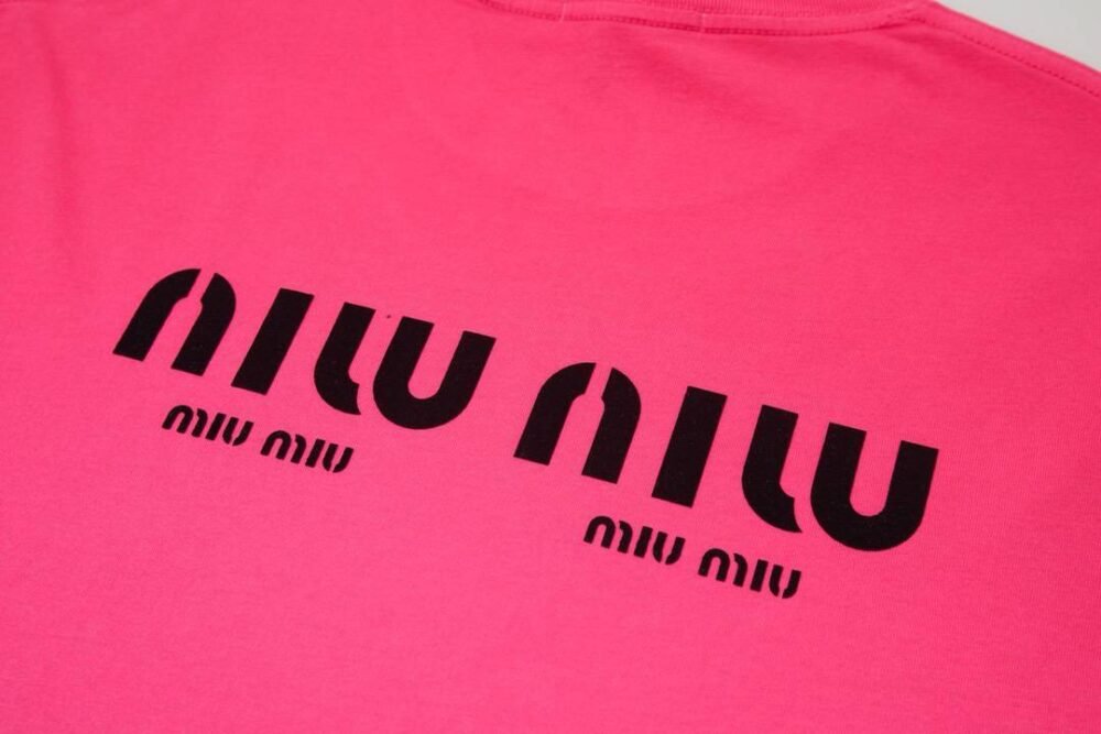 MIU MIU FADED TSHIRT SS 2025