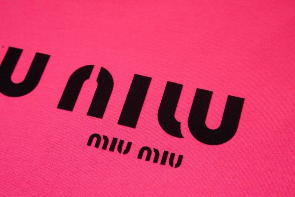 MIU MIU FADED TSHIRT SS 2025