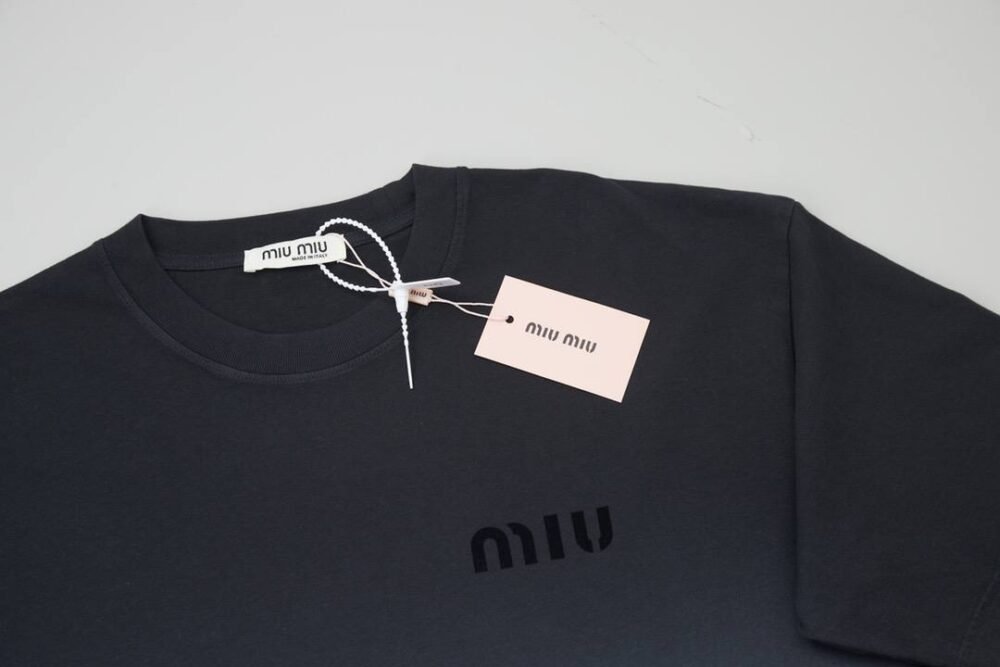 MIU MIU FADED TSHIRT SS 2025