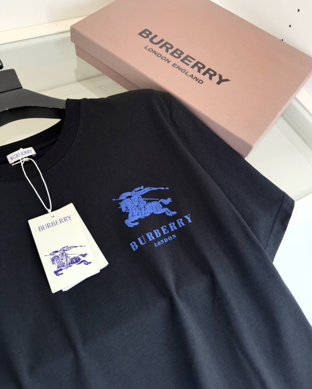 BURBERRY SHIRT LOGO COTTON