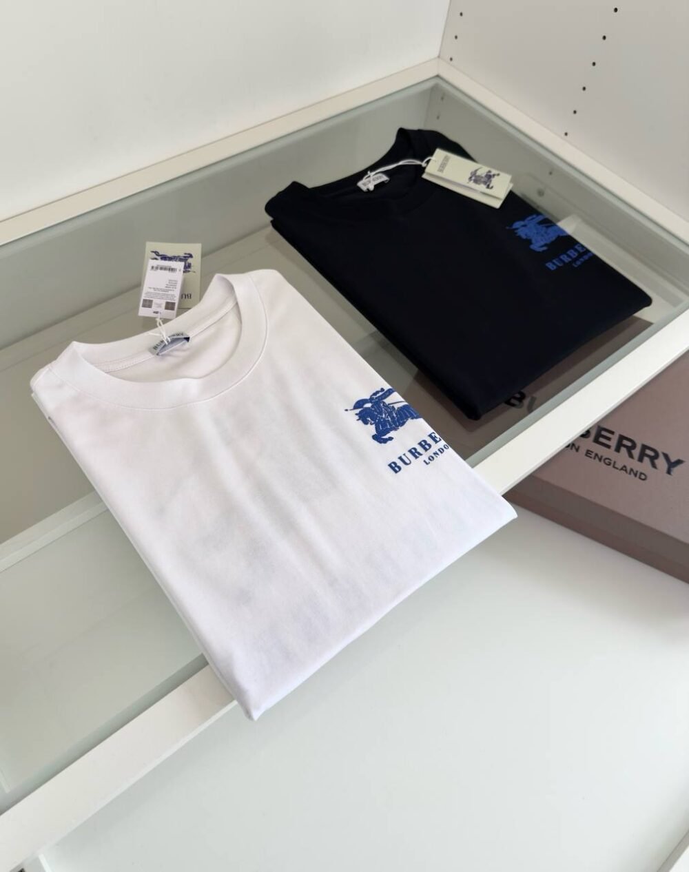 BURBERRY SHIRT LOGO COTTON