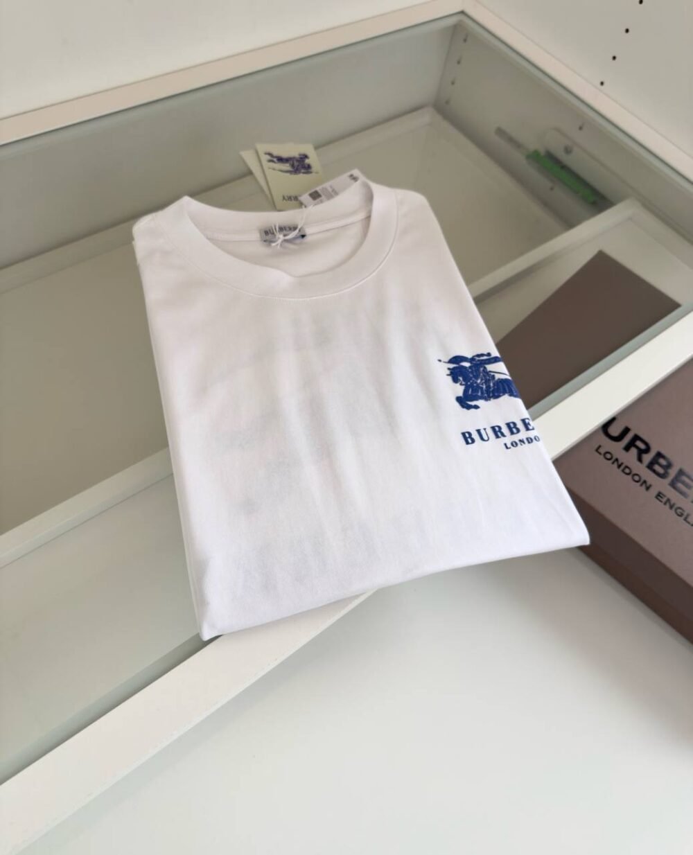 BURBERRY SHIRT LOGO COTTON